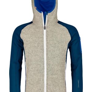 Ortovox fleece plus classic knit hoody uomo