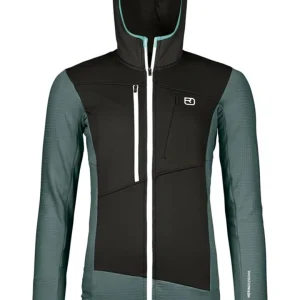Ortovox fleece grid hoodie donna