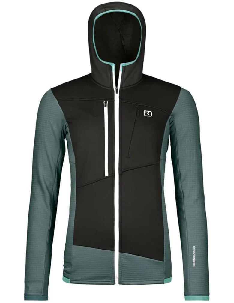 Ortovox fleece grid hoodie donna