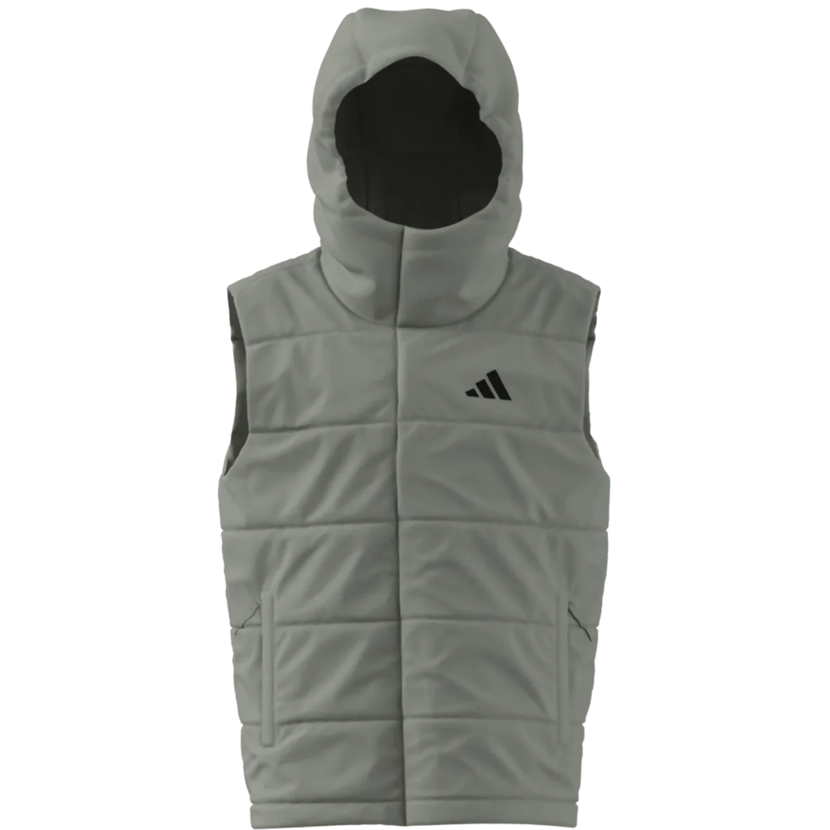 ADIDAS - Gilet In Piumino Con Cappuccio Helionic CLIMAWARM - Uomo - Grey - immagine 8